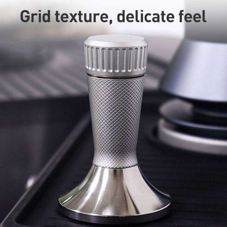 53.3mm Mesh Texture with Needle Coffee Powder Pressing Hammer Stainless Steel Cloth Powder(Silver) - free shipping - PMC TechLife - Order now!