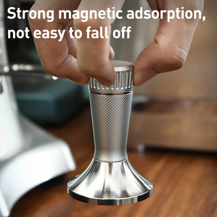 53.3mm Mesh Texture with Needle Coffee Powder Pressing Hammer Stainless Steel Cloth Powder(Silver) - free shipping - PMC TechLife - Order now!
