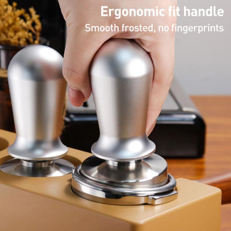 Stainless Steel Coffee Powder Hammer Pressure Powder Tampon, Size:58mm Silver - free shipping - PMC TechLife - Order now!