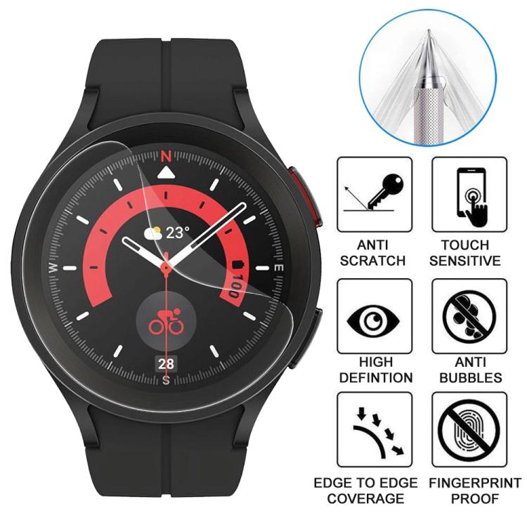 For Samsung Galaxy Watch5 Pro 45mm 5pcs xDfind Soft Hydrogel Film Full Cover Front Protector - free shipping - PMc TechLife - Order now!