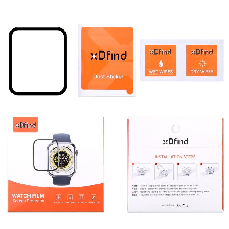 For Apple Watch Series 3&2&1 38mm 2pcs xDfind Curved 3D Composite Material Soft Film Screen Protector - free shipping - PMc TechLife - Order now!