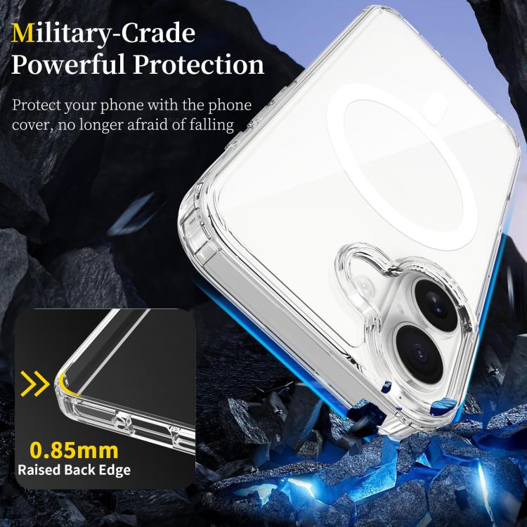 For iPhone 17 Scratchproof PC Hybrid TPU Magsafe Phone Case(Transparent) - free shipping - PMc TechLife - Order now!