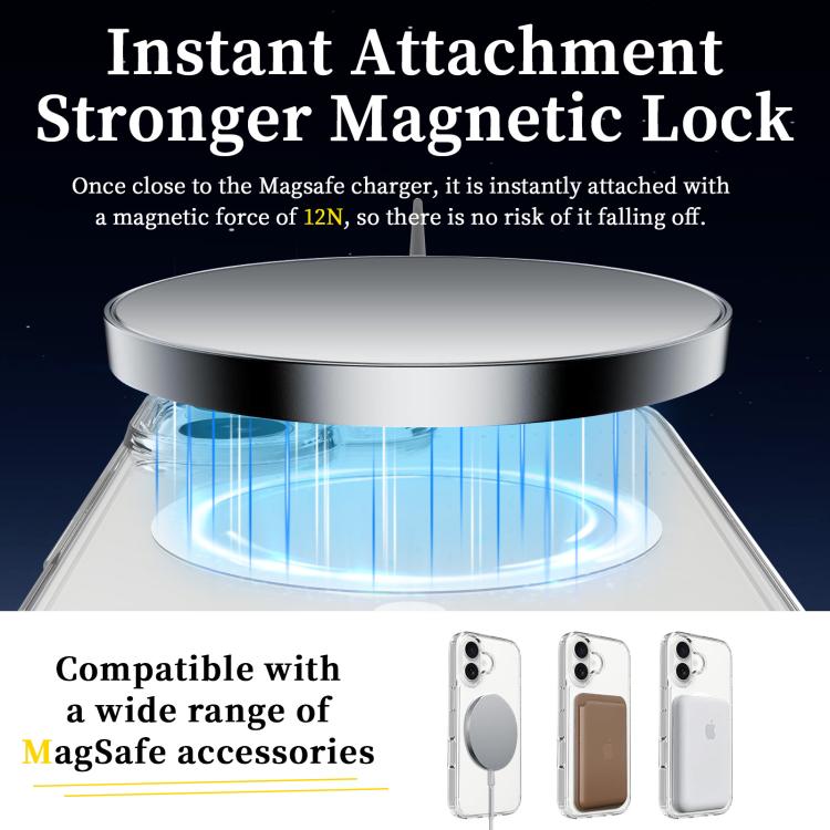 For iPhone 17 Scratchproof PC Hybrid TPU Magsafe Phone Case(Transparent) - free shipping - PMc TechLife - Order now!