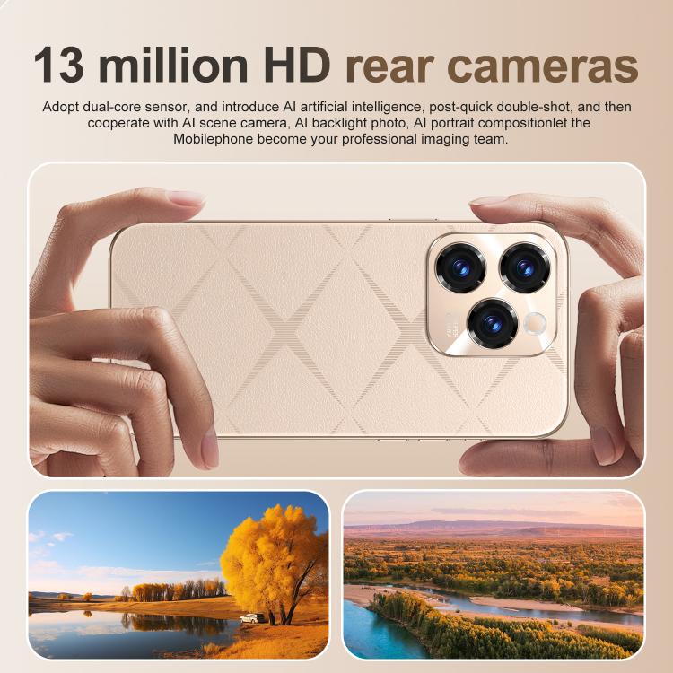 A16 Pro Max / PDA89-B, 4GB+64GB, 6.58 inch Android 10 MTK6739 Quad Core, Network: 4G, OTG, Dual SIM, Plug:AU Plug(Gold) - free shipping - PMc TechLife - Order now!