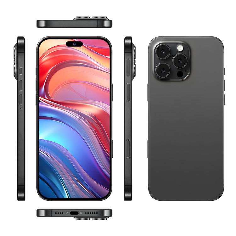 I16 Pro Max / PDQ6, 4GB+64GB, 6.58 inch Android 10 MTK6739 Quad Core, Network: 4G, Dual SIM, Plug:UK Plug(Black) - free shipping - PMc TechLife - Order now!
