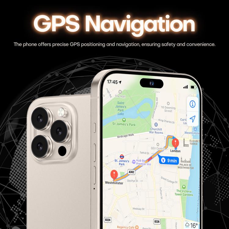 I16 Pro Max / PDQ6, 4GB+64GB, 6.58 inch Android 10 MTK6739 Quad Core, Network: 4G, Dual SIM, Plug:UK Plug(Black) - free shipping - PMc TechLife - Order now!
