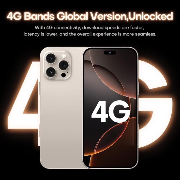 I16 Pro Max / PDQ6, 4GB+64GB, 6.58 inch Android 10 MTK6739 Quad Core, Network: 4G, Dual SIM, Plug:EU Plug(White) - free shipping - PMc TechLife - Order now!