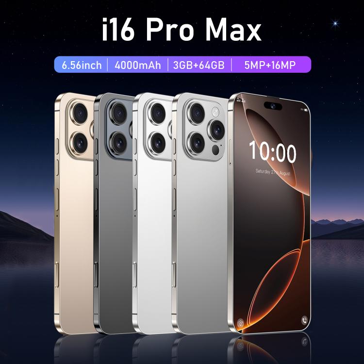 I16 Pro Max / RAi3, 3GB+64GB, 6.56 inch Android 10 MTK6739 Quad Core, Network: 4G, Dual SIM, Plug:EU Plug(White) - free shipping - PMc TechLife - Order now!