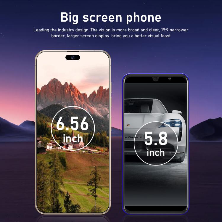 I16 Pro Max / RAi3, 3GB+64GB, 6.56 inch Android 10 MTK6739 Quad Core, Network: 4G, Dual SIM, Plug:EU Plug(Black) - free shipping - PMc TechLife - Order now!