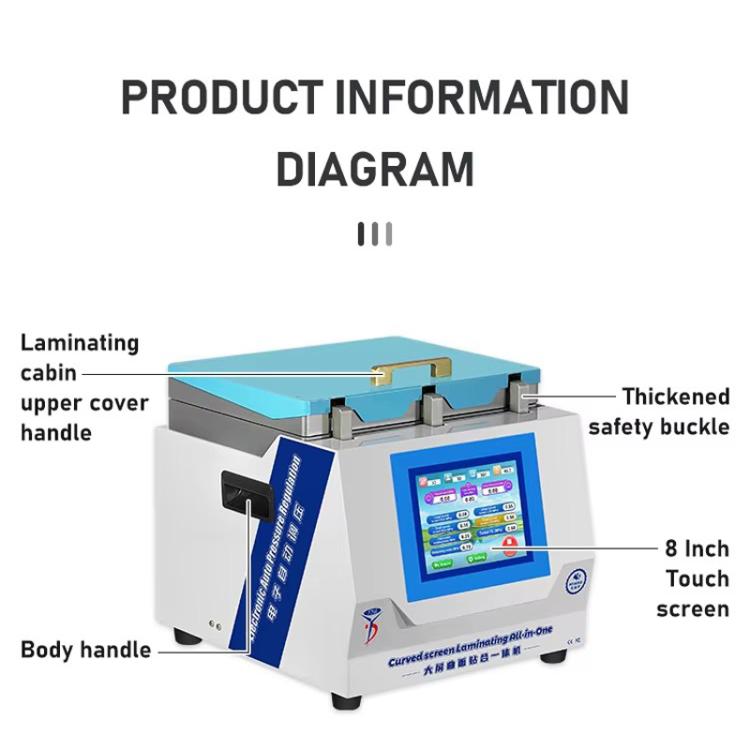 YYD YD-639 UV Curing Laminating Defoaming All-in-One, Plug:US Plug - free shipping - PMC TechLife - Order now!