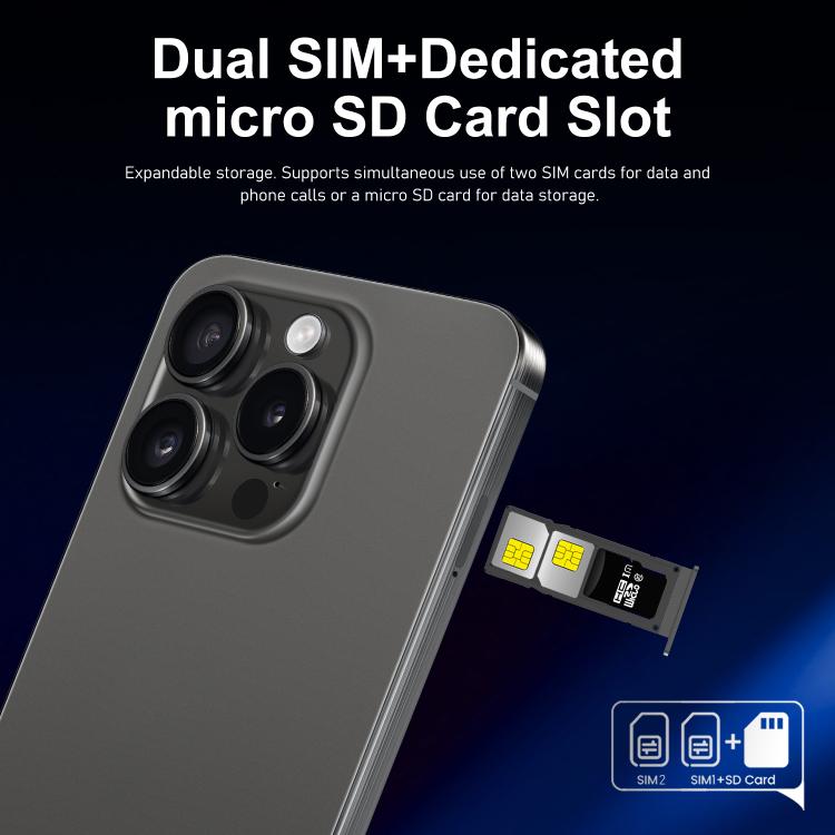 I16 Pro Max / ZPT93, 2GB+16GB, 6.26 inch Android 8.1 MTK6737 Quad Core, Network: 4G, Dual SIM, Plug:US Plug(White) - free shipping - PMc TechLife - Order now!