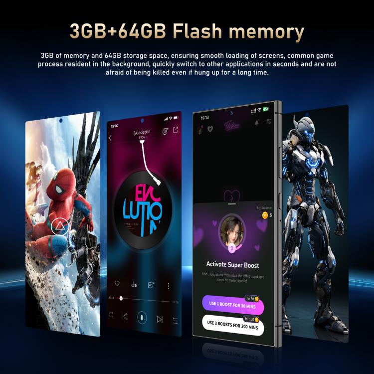 C24 Pro / S3-3, 3GB+64GB, 6.56 inch Android 10 MTK6739 Quad Core, Network: 4G, Dual SIM, Plug:US Plug(Grey) - free shipping - PMc TechLife - Order now!