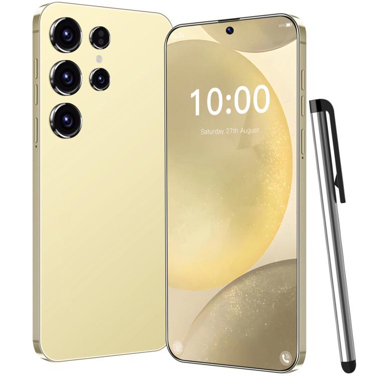 S24 Ultra / ZKU213, 2GB+16GB, 6.56 inch Android 8.1 MTK6580A Quad Core, Network: 3G, Dual SIM, Plug:US Plug(Yellow) - free shipping - PMc TechLife - Order now!