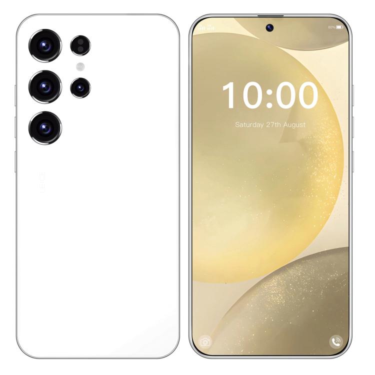 S24 Ultra / ZKU213, 2GB+16GB, 6.56 inch Android 8.1 MTK6580A Quad Core, Network: 3G, Dual SIM, Plug:US Plug(White) - free shipping - PMc TechLife - Order now!