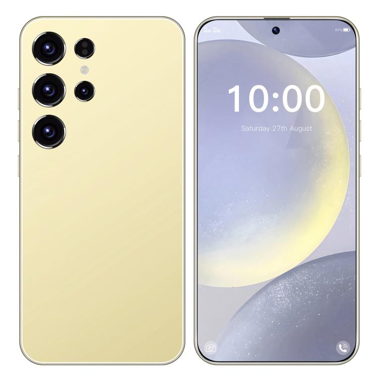 S24 Ultra / ZKU213, 2GB+16GB, 6.56 inch Android 8.1 MTK6580A Quad Core, Network: 3G, Dual SIM, Plug:UK Plug(Yellow) - free shipping - PMc TechLife - Order now!
