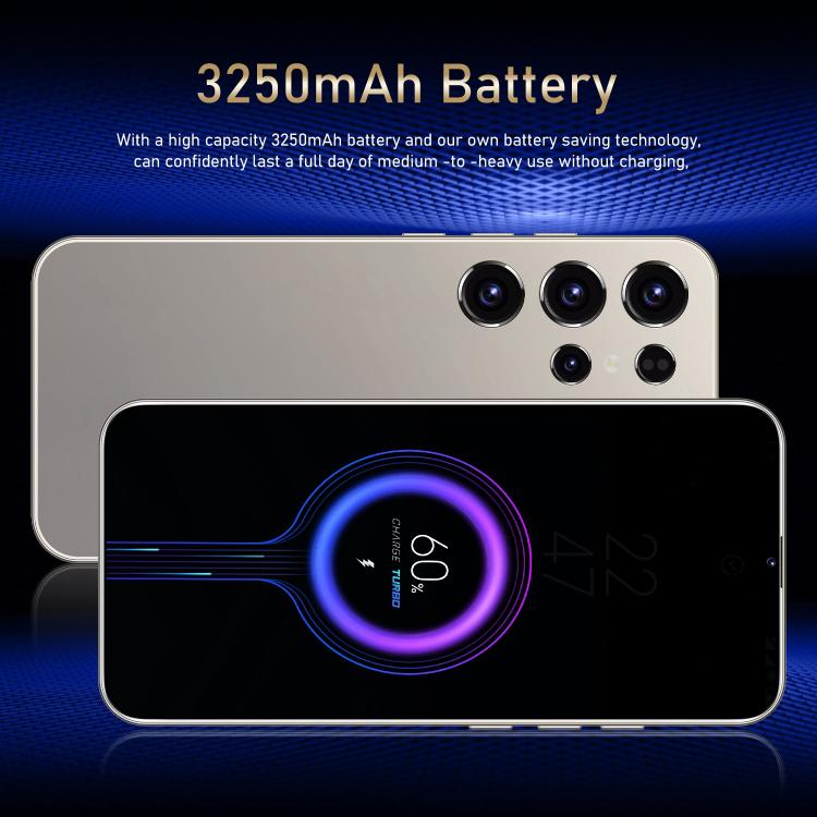 S24 Ultra / ZKU213, 2GB+16GB, 6.56 inch Android 8.1 MTK6580A Quad Core, Network: 3G, Dual SIM, Plug:US Plug(Black) - free shipping - PMc TechLife - Order now!