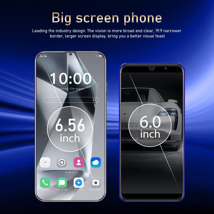 S24 Ultra / ZKU213, 2GB+16GB, 6.56 inch Android 8.1 MTK6580A Quad Core, Network: 3G, Dual SIM, Plug:US Plug(Black) - free shipping - PMc TechLife - Order now!
