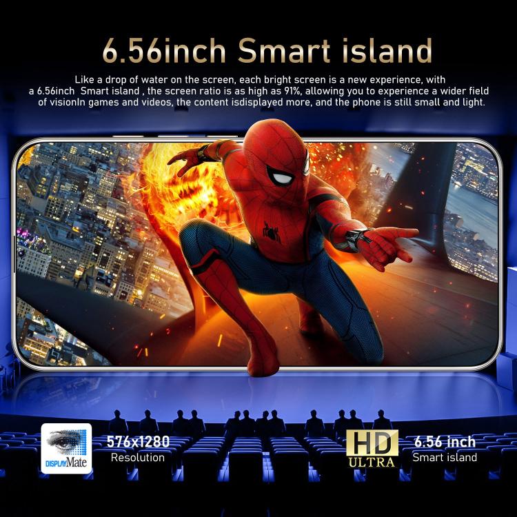 S24 Ultra / ZKU213, 2GB+16GB, 6.56 inch Android 8.1 MTK6580A Quad Core, Network: 3G, Dual SIM, Plug:EU Plug(Yellow) - free shipping - PMc TechLife - Order now!