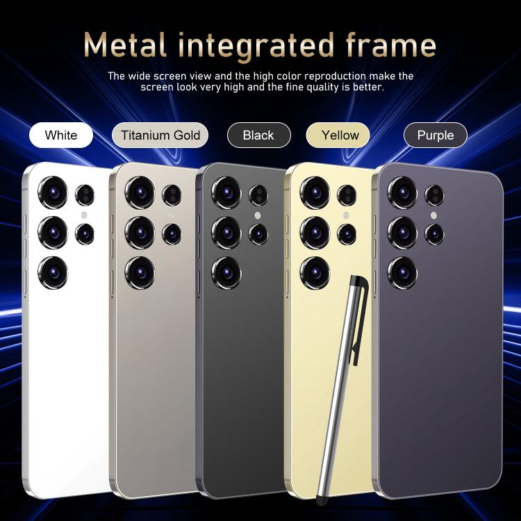 S24 Ultra / ZKU213, 2GB+16GB, 6.56 inch Android 8.1 MTK6580A Quad Core, Network: 3G, Dual SIM, Plug:US Plug(Black) - free shipping - PMc TechLife - Order now!