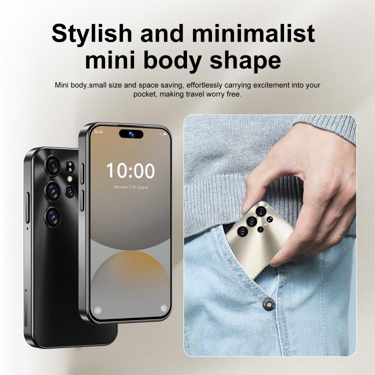S25 Mini / ZKM10, 2GB+16GB, 4.0 inch Android 10 MTK6580M Quad Core, Network: 3G, Dual SIM(Black) - free shipping - PMc TechLife - Order now!