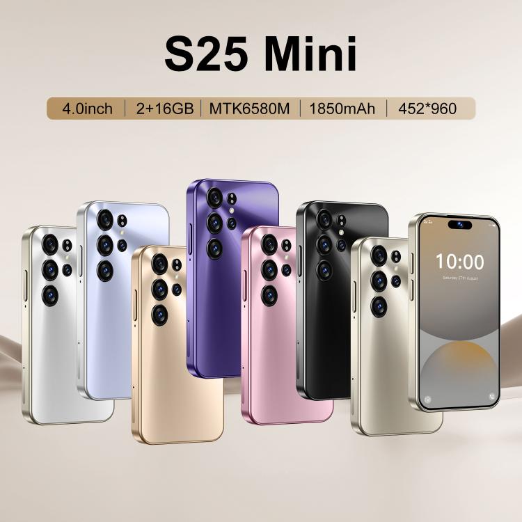 S25 Mini / ZKM10, 2GB+16GB, 4.0 inch Android 10 MTK6580M Quad Core, Network: 3G, Dual SIM(Pink) - free shipping - PMc TechLife - Order now!