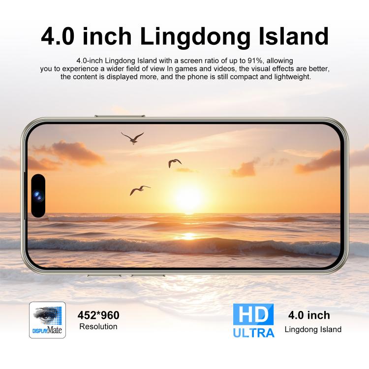 S25 Mini / ZKM10, 2GB+16GB, 4.0 inch Android 10 MTK6580M Quad Core, Network: 3G, Dual SIM(Gold) - free shipping - PMc TechLife - Order now!