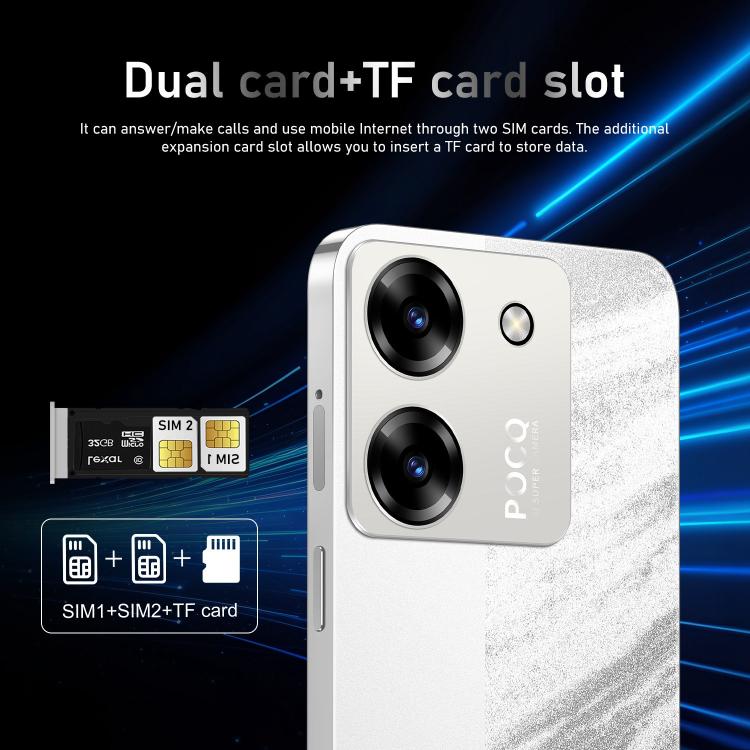 M7 Pro / ZKU289, 2GB+16GB, 6.56 inch Android 8.1 MTK6580A Quad Core, Network: 3G, Dual SIM, Plug:US Plug(Silver) - free shipping - PMc TechLife - Order now!