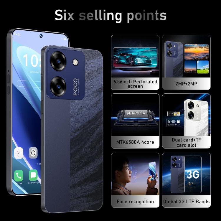 M7 Pro / ZKU289, 2GB+16GB, 6.56 inch Android 8.1 MTK6580A Quad Core, Network: 3G, Dual SIM, Plug:EU Plug(Purple) - free shipping - PMc TechLife - Order now!
