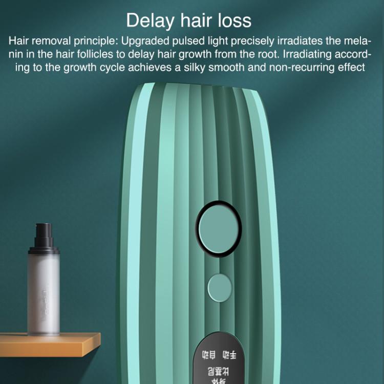 FY-B501 Laser Hair Removal Device Home Electric IPL Intense Pulse Hair Remover, US Plug(Dark Green) - free shipping - PMC TechLife - Order now!