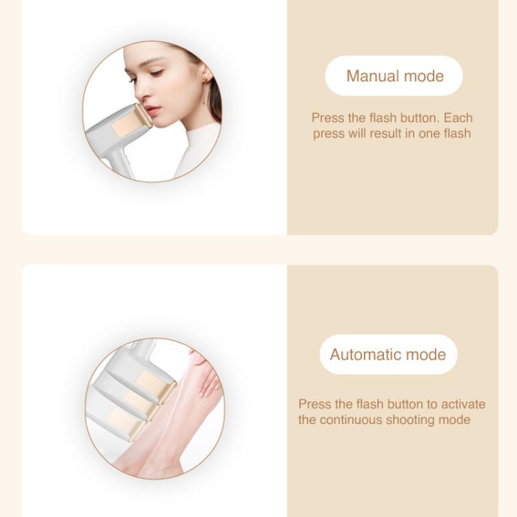 FY-B506 Sapphire Ice Sense Painless Strong Pulse Ice Point Skin Rejuvenation Hair Removal Device, US Plug(White) - free shipping - PMC TechLife - Order now!