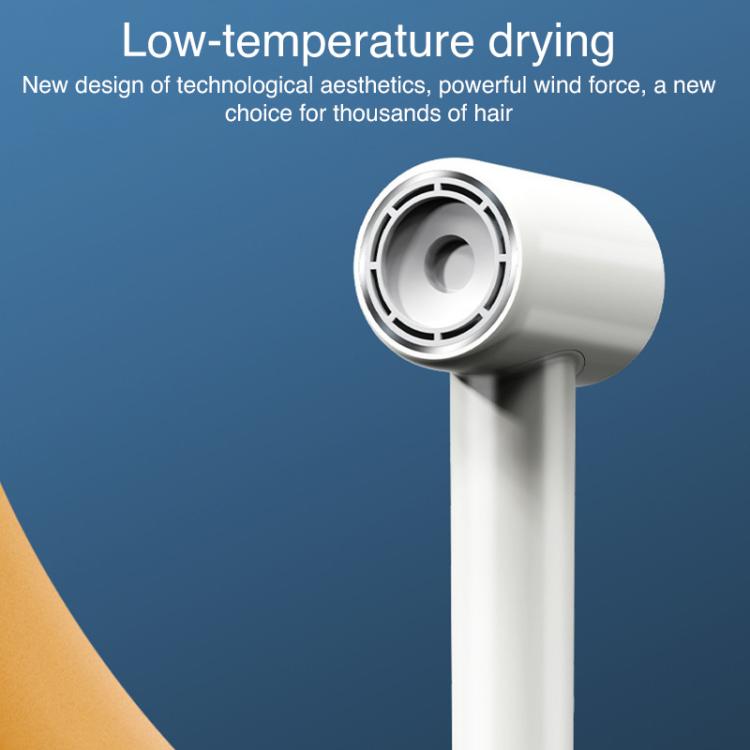 WG-F02 LED Digital Display High Speed Negative Ion Hair Dryer, UK Plug(White) - free shipping - PMC TechLife - Order now!