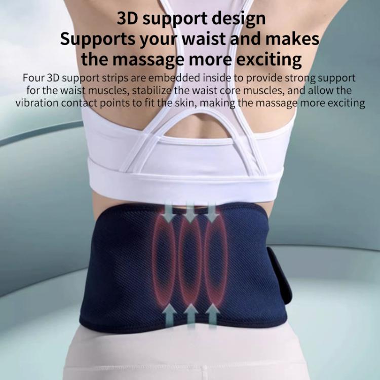 WG-HG-16008 Hot Compress Massage Waist Massager Period Pain Relieve Massager(Navy Blue) - free shipping - PMC TechLife - Order now!