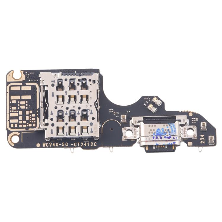 For vivo V40 Pro 5G V2347 Charging Port Board With SIM Card Holder Socket, Not Supporting Fast Charging - free shipping - PMC TechLife - Order now!
