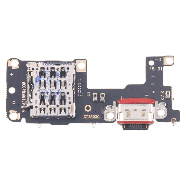 For Realme GT7 Pro 5G RMX5010 RMX5011 Charging Port Board With SIM Card Holder Socket, Not Supporting Fast Charging - free shipping - PMC TechLife - Order now!