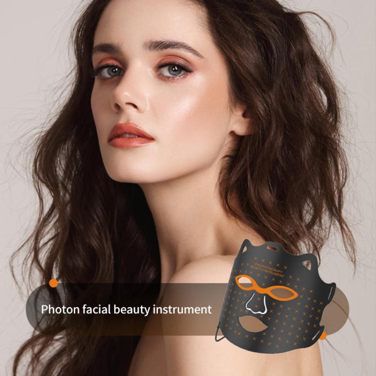WG-SP-1103 LED Colorful Photon Rejuvenation Mask Facial Beauty Instrument, Infrared, Plug:US Plug(Black) - free shipping - PMC TechLife - Order now!