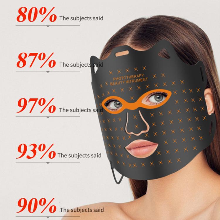 WG-SP-1103 LED Colorful Photon Rejuvenation Mask Facial Beauty Instrument, Infrared, Plug:US Plug(Black) - free shipping - PMC TechLife - Order now!
