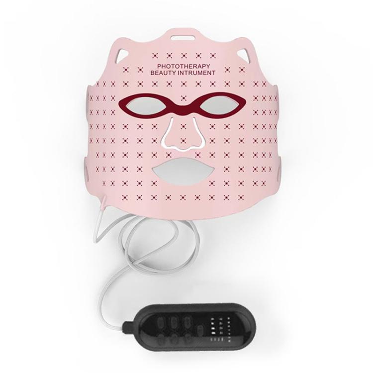 WG-SP-1103 LED Colorful Photon Rejuvenation Mask Facial Beauty Instrument, Regular, Plug:US Plug(Pink) - free shipping - PMC TechLife - Order now!