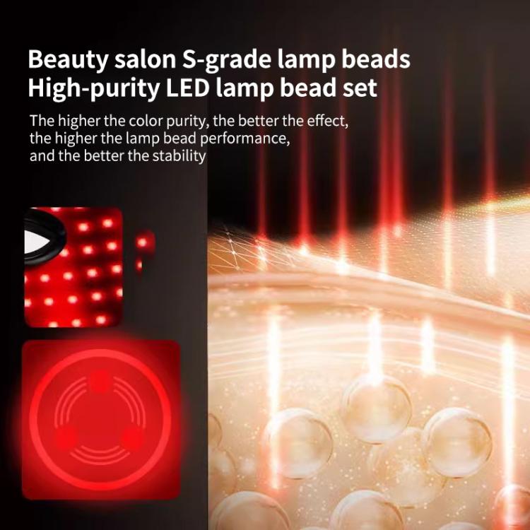 WG-SP-1103 LED Colorful Photon Rejuvenation Mask Facial Beauty Instrument, Regular, Plug:US Plug(Black) - free shipping - PMC TechLife - Order now!