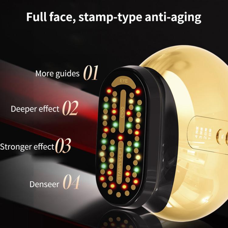 WG-CY00-6 38-pole Large Iron Style RF Skin Rejuvenation Beauty Instrument(Gold) - free shipping - PMC TechLife - Order now!