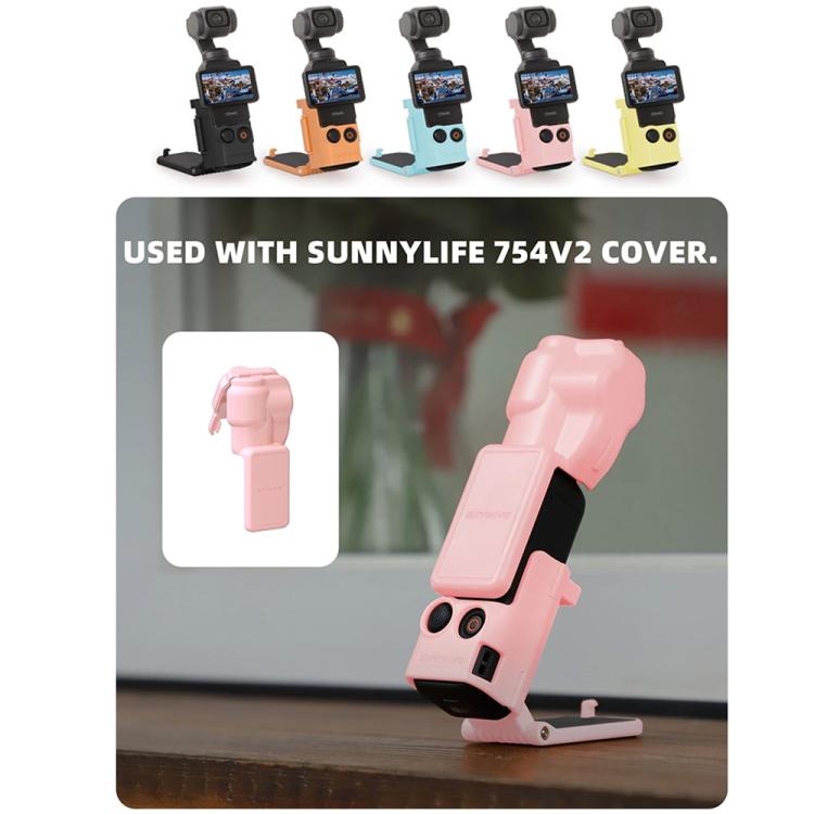 For DJI OSMO Pocket 3 Sunnylife Multifunctional Magnetic Mount Tabletop Base Bracket(Orange) - free shipping - PMC TechLife - Order now!