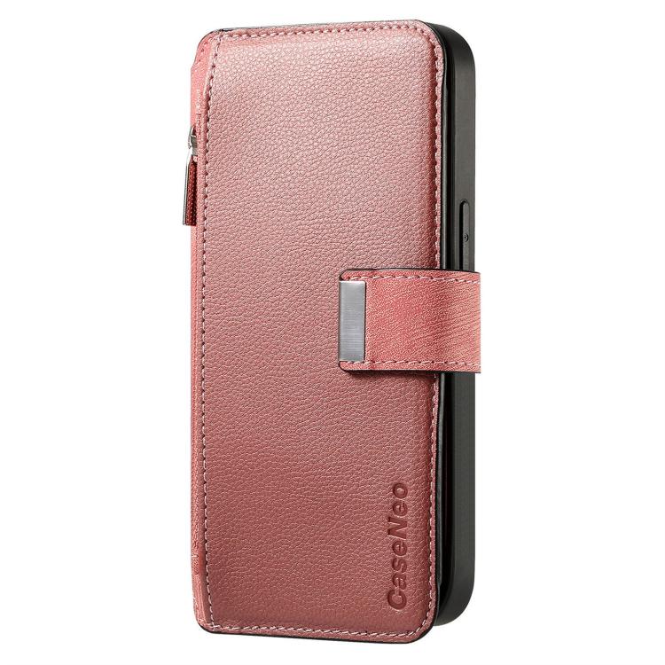 For Honor 400 Global 156.5mm CaseNeo MagSafe RFID Anti-theft Zipper Wallet Retro Leather Phone Case(Pink) - free shipping - PMC TechLife - Order now!
