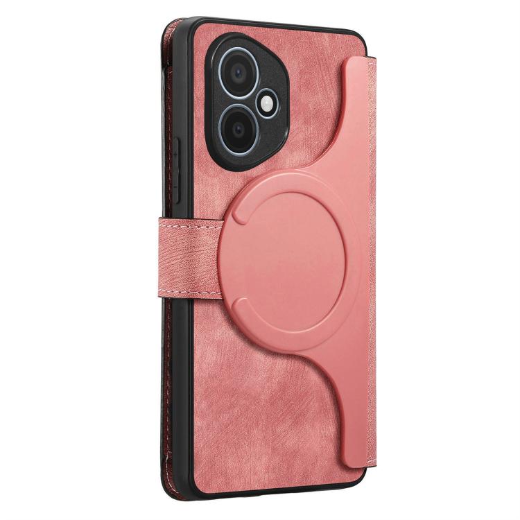 For Honor 400 Global 156.5mm CaseNeo MagSafe RFID Anti-theft Zipper Wallet Retro Leather Phone Case(Pink) - free shipping - PMC TechLife - Order now!