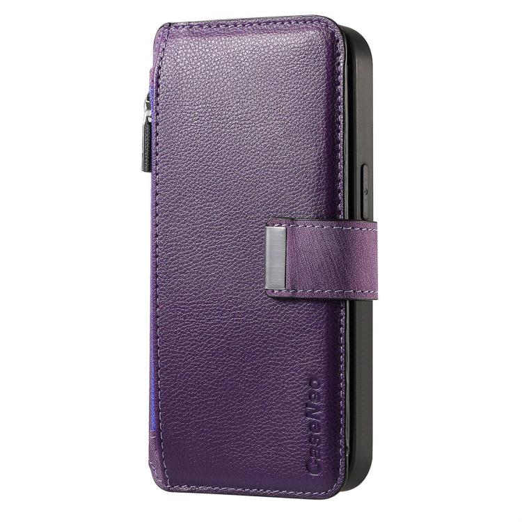 For Honor 400 Global 156.5mm CaseNeo MagSafe RFID Anti-theft Zipper Wallet Retro Leather Phone Case(Purple) - free shipping - PMC TechLife - Order now!