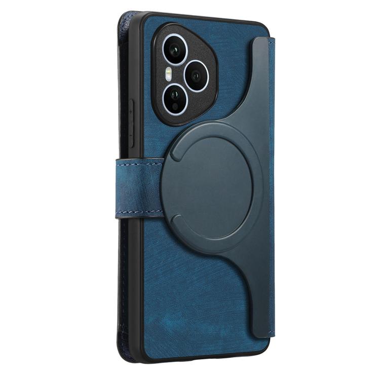 For Honor 400 Pro Global 160.8mm CaseNeo MagSafe RFID Anti-theft Zipper Wallet Retro Leather Phone Case(Blue) - free shipping - PMC TechLife - Order now!