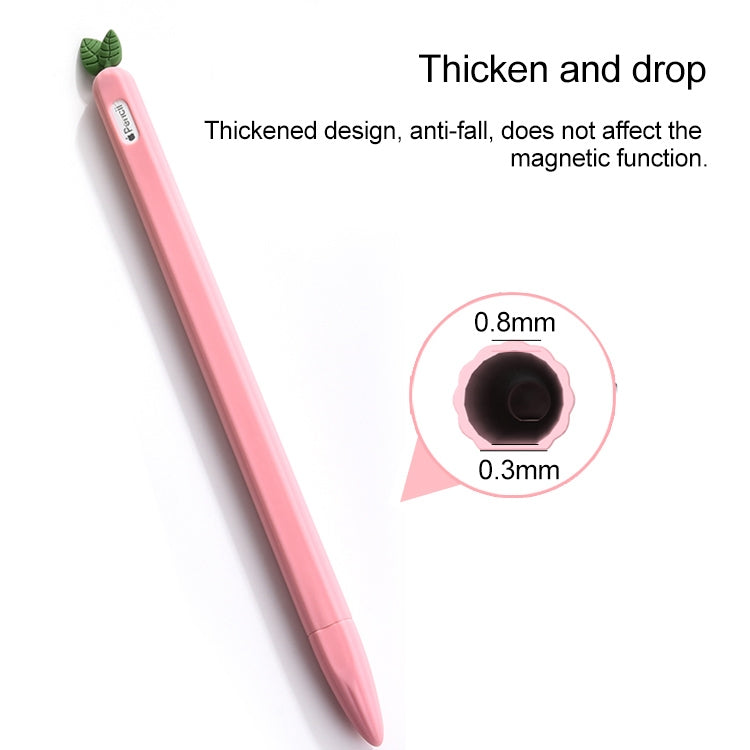 For Apple Pencil 1 Contrasting Color Mint Leaf Silicone Non-slip Protective Cover(Green) - Pencil Accessories by PMC Jewellery | Online Shopping South Africa | PMC Jewellery | Buy Now Pay Later Mobicred