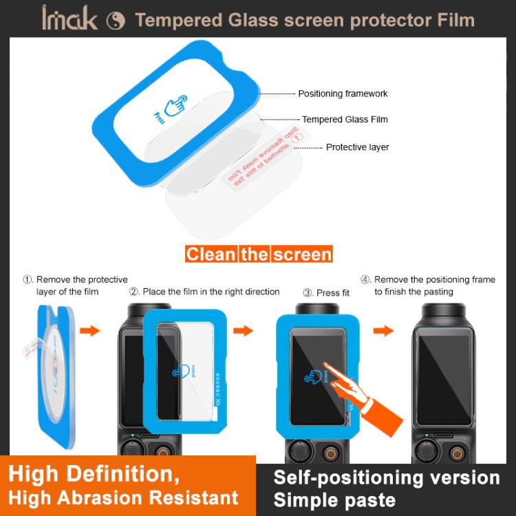 For GoPro HERO13 Black imak Tempered Glass Film with Camera Lens Film, Self-positioning Version - free shipping - PMC TechLife - Order now!