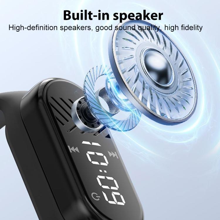 BT5.3 Sports MP3 Watch Supports Micro SD Card, ROM:8GB(Black) - Smart Wristbands by PMC TechLife | Online Shopping South Africa | PMC TechLife | Buy Now Pay Later Mobicred