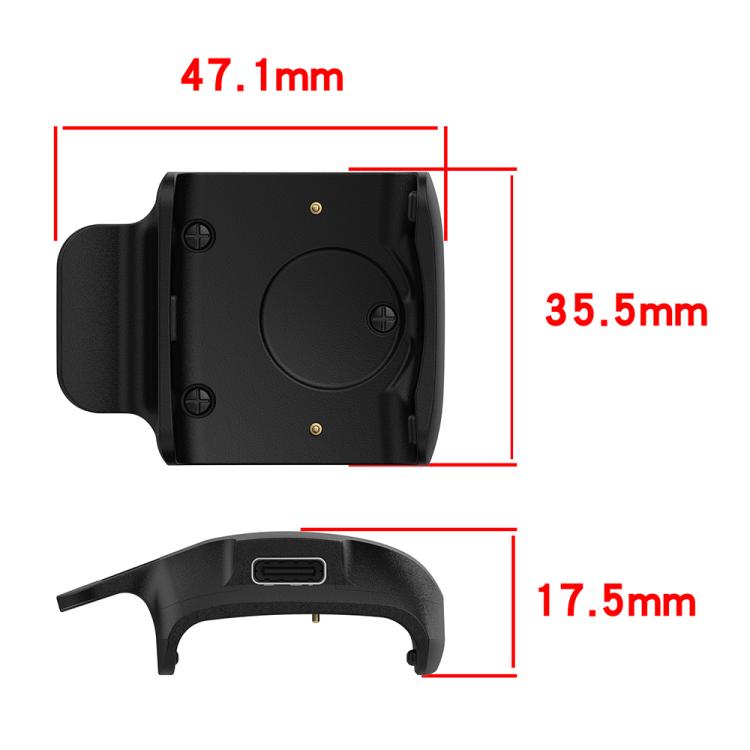 For Garmin Barklimiter Deluxe / Delta Deluxe Portable Dual Ports Pet Dog Bark Collar Tracker Charging Adapter(Black) - Charger by PMC TechLife | Online Shopping South Africa | PMC TechLife | Buy Now Pay Later Mobicred