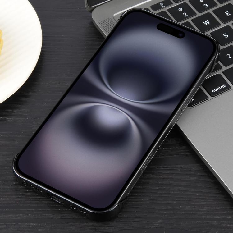 For iPhone 16 Plus Electroplating Frameless Frosted Anti-Glare PC MagSafe Phone Case(Black) - free shipping - PMC TechLife - Order now!