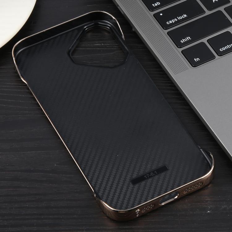 For iPhone 17 Electroplating Frameless Frosted Anti-Glare PC MagSafe Phone Case(Desert Gold) - free shipping - PMC TechLife - Order now!